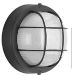 4 Pack Progress Lighting Bulkheads 1-LIGHT Black Flush Mount Glass P3709-31. Fixed Price $60.00.