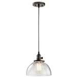 Kichler Avery 9.25" 1 Light Goblet Mini Pendant With Clear Seeded Glass Olde. Fixed Price $55.00.
