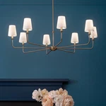 Kichler Lighting 52517BNB Pallas Chandelier Brushed Natural Brass Open Box Item. Fixed Price $429.00.