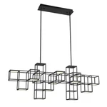 Eurofase 13 Light Linear Led Chandelier, Black 38257-021. Fixed Price $3465.00.