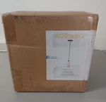 Adesso (3544-21) Clara Pendant Antique Brass Finish W/ White Opal Glass Shade. Fixed Price $51.00.