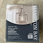 Hampton Bay 7947HBBNDI Pendant - Silver. Fixed Price $48.00.