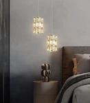 Modern Crystal Pendant Lights - Dimmable Led Chandelier For Kitchen & Dining. Fixed Price $133.99.