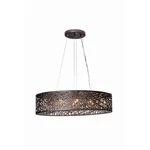 ET2 Inca 7-LIGHT Pendant With Led Bulb, Bronze E21309-10BZ-BUL. Fixed Price $398.40.