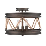 Golden Lighting Chatham Semi-flush, Gunmetal Bronze 1048-SFGMT. Fixed Price $52.00.