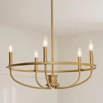 Kichler Bethel 5-LIGHT Bronze Chandelier Basket Style Ceiling Fixture. Fixed Price $75.60.