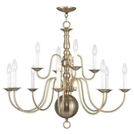 Livex Lighting 5014-01 Williamsburgh Chandelier Antique Brass. Fixed Price $941.96.
