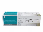 Home Style Selections 4-HEAD Adj Track Light Brushed Nickel Nib 50W Bulbs 33". Fixed Price $22.99.