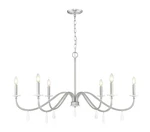 Z-lite 6103-45 Toussant Light 45"W Taper Candle Style Nickel. Fixed Price $528.00.