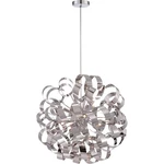 Quoizel RBN2823C Ribbons 12-LIGHT Pendant In Polished Chrome. Fixed Price $689.99.
