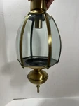 Seagull Lighting Ceiling Brass Lamp Fixture Curved Beveled Glass HC234 Brand New. Fixed Price $127.42.