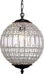 Olivia Crystal Pendant Light, Antique Brass Finish. Fixed Price $579.00.