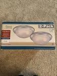 Patriot Lighting Flush Mount Brushed Nickel Finish (2 Pack). Fixed Price $29.99.