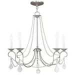 Livex Lighting Pennington Chandelier Brushed Nickel. Fixed Price $395.99.