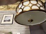 Savoy House 2-LIGHT 10" Light, Natural Brass/ Easy To Hang Beautiful Lighting. Fixed Price $90.00.