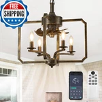 Lvyeayou Chandelier Ceiling 20 Farmhouse Fandelier Fans Lights. Fixed Price $182.86.