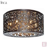 ET2 Inca E21300-10BZ 7-LIGHT Flush Mount Bronze Crystal Drum Ceiling Fixture. Fixed Price $199.95.