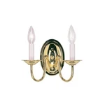Livex Lighting Wall Sconce Polished Brass. Fixed Price $81.99.
