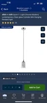Allen + Roth Quinn Led Pendant. Fixed Price $49.99.