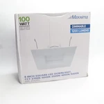 Maxxima Cct Retrofit Recessed Square Led Downlight 4" MRL-61405S. Fixed Price $10.79.
