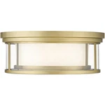 Z-lite 426F16-OBR Willow Flush Mount Olde Brass. Fixed Price $290.00.