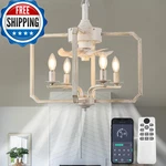 Lvyeayou Chandelier Ceiling 20 Farmhouse Fandelier Fans Lights. Fixed Price $182.86.