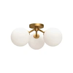 Alora SF549315AGOP Cassia Lights Semi Flush Mount, Aged Gold/opal Matte Glass. Fixed Price $188.80.