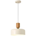 Modern Pendant LIGHTING,12 Inch,natural Wood And Brass Accent,adjustable Pend.... Fixed Price $138.86.