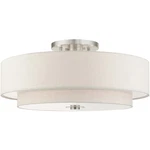 Livex Lighting 45849-91 Meridian Semi-flush Mount Brushed Nickel. Fixed Price $775.96.
