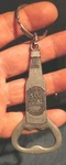 Samuel Adams Boston Lager & Light Beer Pewter Bottle Opener Key Chain. Fixed Price $19.00.