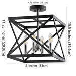 Safavieh Matias Flush Mount, Reduced Price 2172770322 FLU4029A. Fixed Price $90.00.
