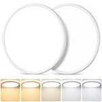 12 3200LM Dimmable Led Flush Mount Ceiling INCH-2 Packs, White. Fixed Price $42.99.