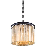 Elegant Lighting 1208D20MB-GT/RC Sydney Pendant Matte Black. Fixed Price $1328.00.