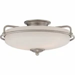 Quoizel GF1617AN Contemporary Griffin Flush Mount, Large, Silver. Fixed Price $259.99.