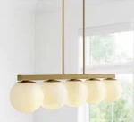 Jonathan Lighting JYL7572 Luca Parisian 46"W Led Linear - Gold. Fixed Price $135.00.
