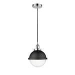 Innovations Hampden 1LT 9" Mini Pendant, Chrome/black 616-1PH-PC-HFS-84-BK. Fixed Price $154.99.