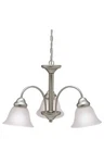 Kichler 3293 Wynberg Light Chandelier Brushed Nickel & Satin Etched Glass. Fixed Price $23.99.
