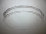 Commercial Electric Dc Series 16 In. Contemporary Brushed Nickel Flush Mount. Fixed Price $37.95.