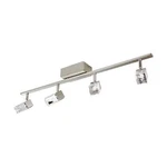 Eglo Cantil 34 In. Wide 3000K Led Ceiling Fixed Track Light, Matte Nickel. Fixed Price $34.99.