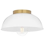 Lark Stu Light Small Flush Mount, Lacquered Brass/cased Opal 83301LCB-CO. Fixed Price $109.99.