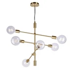Forte Lighting 7117-06 Baton 24"W Sputnik Chandelier Gold. Fixed Price $165.75.