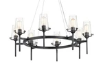 Kichler 43695 Alton Light 38"W Ring Chandelier - Black. Fixed Price $1514.99.