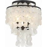 Crystorama BRI-3003-DB Brielle Light 13 Inch Dark Bronze Flush Ceiling. Fixed Price $270.00.