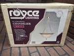 Vintage Royce Lighting Lead Crystal Chandelier Rc 110 Pb. Fixed Price $61.53.