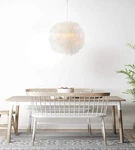 Jonathan Lighting JYL9063A White Stork 19"W Led Pendant. Fixed Price $45.00.