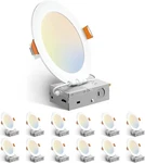 12 Pack 6 Inch 13W 5CCT Ultra-thin Led Recessed Ceiling Light With Junction Box. Fixed Price $59.98.