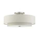 Used Livex Lighting 45849-91 Meridian 6 Semi-flush Mount Modern Style. Fixed Price $659.57.