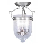 Livex Lighting Jefferson Ceiling Mount Brushed Nickel. Fixed Price $253.99.