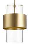Quorum International 8013 Raymond 12"W Pendant - Brass. Fixed Price $583.00.