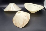 Besa Hoppi Replacement Light Shades Contemporary Handcrafted Marble Glass Satin. Fixed Price $99.99.
